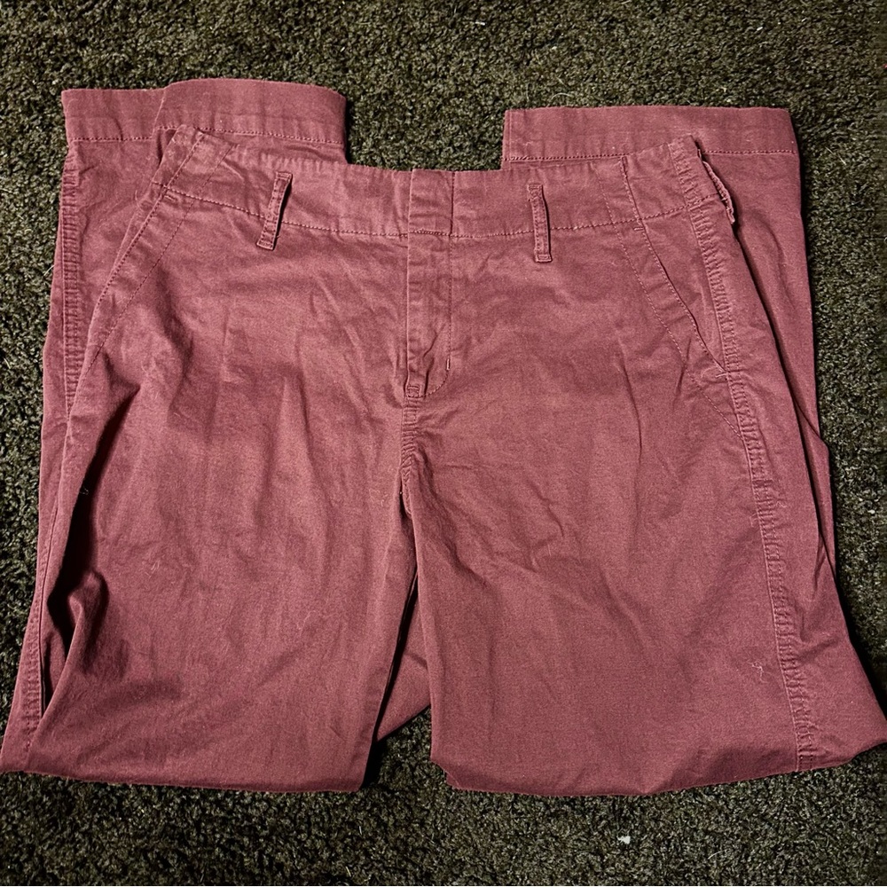 029 A New Day- Women’s Maroon Work Pants - Size 8